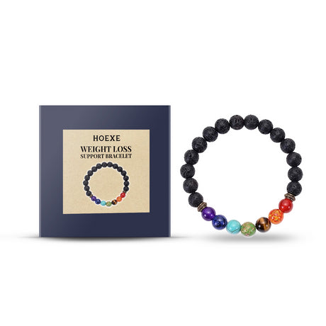 Jewelry Bracelet, Jewelry Beads String Colorful Volcanic Stone Bracelet Female Adjustable Braided Beading - V.I.P Digital Presence
