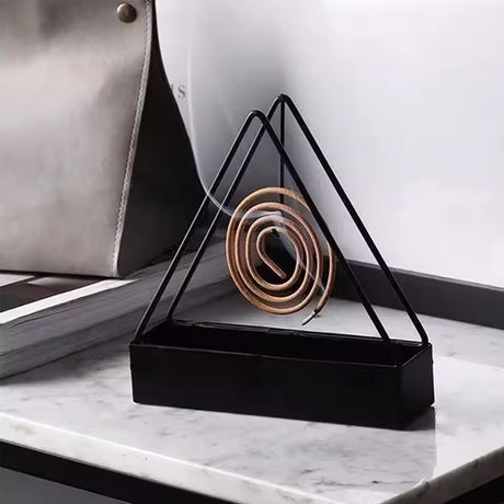 3-Legged Iron Mosquito Coil Stand   Portable, Durable & Stylish Sandalwood Design   Ideal Home Accessory for Coils - V.I.P Digital Presence