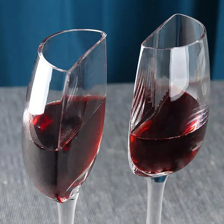Creative Half Red Wine Cups Multi-use Vintage Tall Wine Glassware Long Stemmed Wine Champagne Glasses - V.I.P Digital Presence