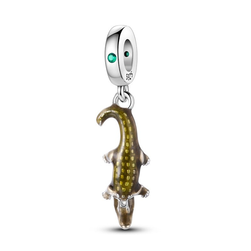 Ocean Wind Dolphin Whale Pendant Beads Copper Plated DIY Beads Bracelet Item - V.I.P Digital Presence