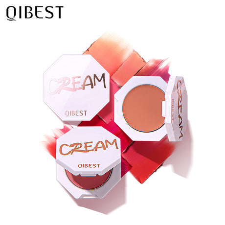 QIBEST Velvet Blush Cream Moist And Delicate Natural Repairing Rouge Cream Blush Powder Cream Is Easy To Color - V.I.P Digital Presence
