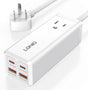 USB C Charger, MANTO 65W 5-in-1 GaN USB Charging Station, Super Fast Charger with 2 USB C Ports, 2 USB Ports and 1 Outlet - V.I.P Digital Presence