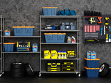 6 Tier Wire Shelving Unit 6000 LBS NSF Height Adjustable Metal Garage Storage Shelves with Wheels
