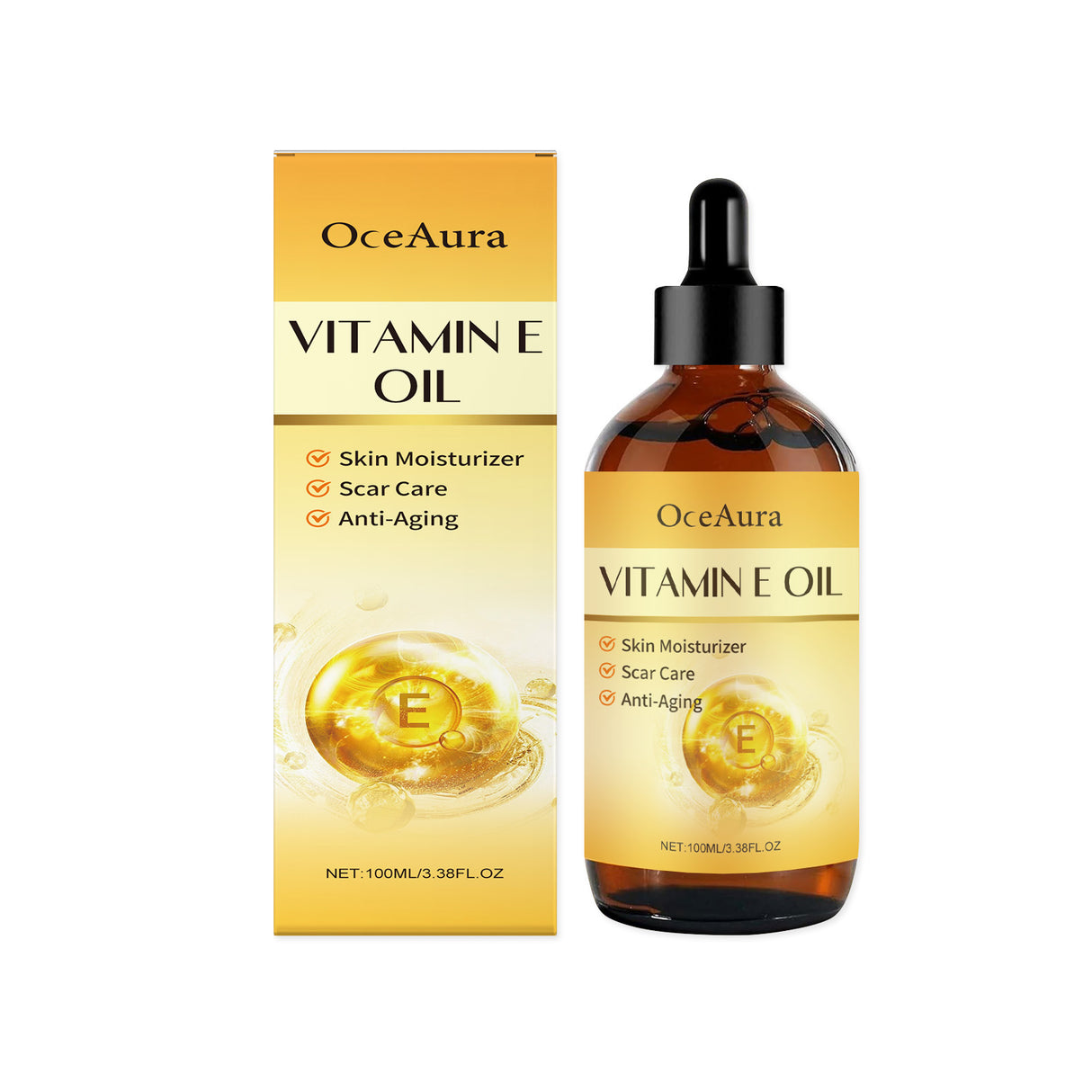 Vitamin E Multi-Purpose Skin Care Oil Hydrates And Hydrates Face, Body And Hair Nourishing Skin Care Essence Oil