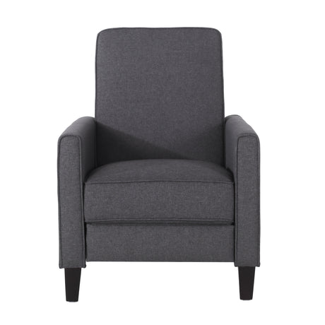 Smoke Fabric Push Back Chair for Elegant Home Décor - V.I.P Digital Presence
