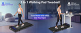 New 8.10 Walking Pad Under Home Desktop Treadmill -2.5HP Walking Treadmill 0.6-4MPH 300LBS Capacity Remote Control Battery - V.I.P Digital Presence