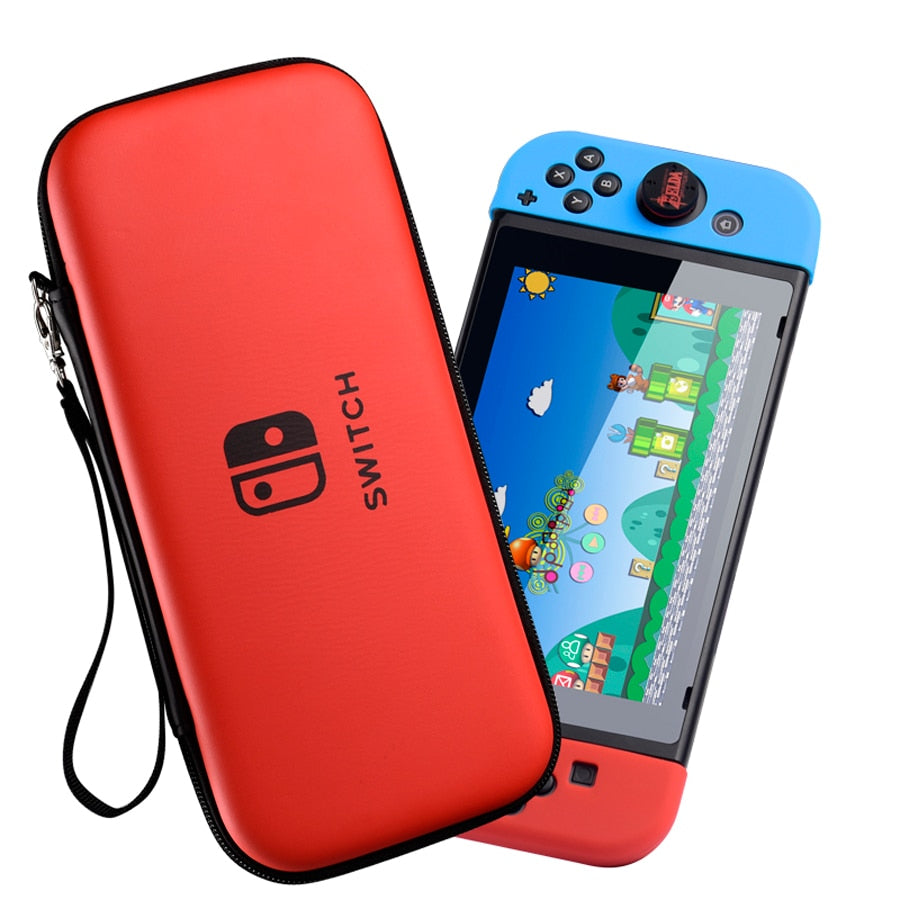 Estuche para Nintendo Switch, portátil, resistente al agua, protector rígido, bolsa de almacenamiento para Nintendo Switch y accesorios de juego. 