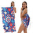 Two-in-One Foldable Beach Towel Printed Bath Towel All-In-One Beach Towel with Storage Bag - V.I.P Digital Presence