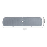 Kitchen Faucet Splash Pad Silicone Sink Faucet Splash Guard Mat Sponge Drain Rack Countertop Protector for Bath Kitchen Gadgets - V.I.P Digital Presence