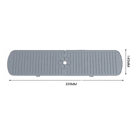 Kitchen Faucet Splash Pad Silicone Sink Faucet Splash Guard Mat Sponge Drain Rack Countertop Protector for Bath Kitchen Gadgets - V.I.P Digital Presence