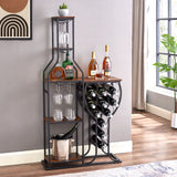 11 bottle wine baking rack, 5-layer independent wine rack with hanging wine glass rack and storage rack - V.I.P Digital Presence