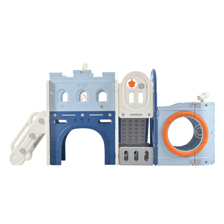 10-1 Toddler Slide Set,Kids Slide for Toddlers Ages 1+, Basketball Hoop Pirate Ship Themed Slide with Ship Head Indoor& Outdoor - V.I.P Digital Presence