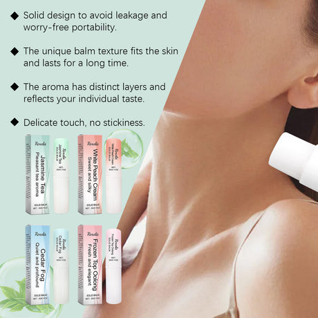 Clear Fragrance Type Solid Balm Fresh Charm Light Elegant Charm Keep Fragrance Fresh Non-Sticky Solid Balm - V.I.P Digital Presence