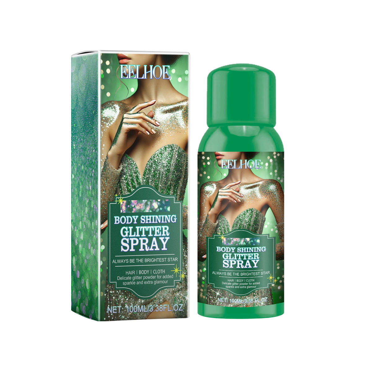 Shining Glitter Spray, Highlighter Spray Natural Stereoscopic Long-Lasting Brightening Glitter - V.I.P Digital Presence