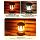 Outdoor solar rechargeable camping light, multifunctional LED strong light charging camping atmosphere tent light - V.I.P Digital Presence