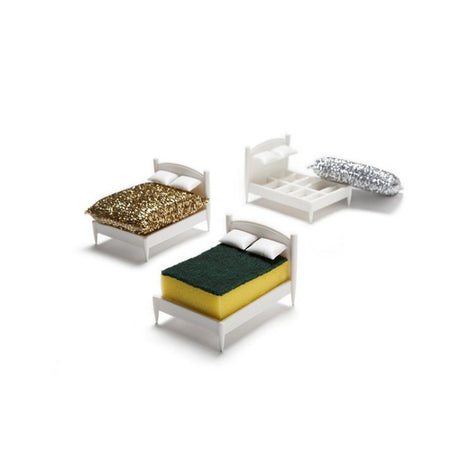 Creative cleaning cloth sponge storage small bed design cleaning cloth storage rack kitchen drainage storage rack - V.I.P Digital Presence