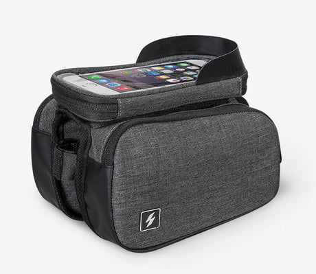 Sahoo 122007 Touch Screen Bike 6.5in Cell Mobile Phone Bag Front Frame Top Tube Cycling Pouch - V.I.P Digital Presence