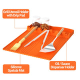 Barbecue dustproof silicone cover and baking tray protective pad are suitable for various silicone oven pads - V.I.P Digital Presence