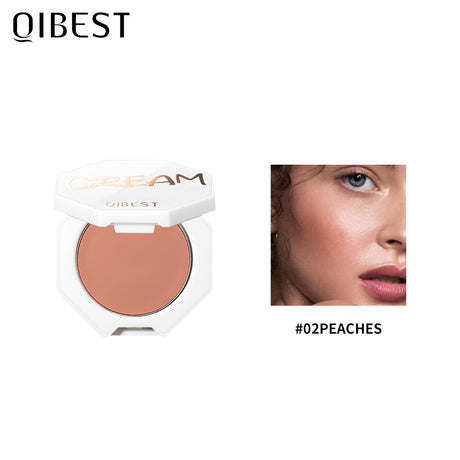 QIBEST Velvet Blush Cream Moist And Delicate Natural Repairing Rouge Cream Blush Powder Cream Is Easy To Color - V.I.P Digital Presence