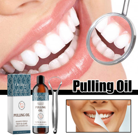 Puling Oil, Clean Mouth Odor Tartar Very Well Protect Teeth And Fresh Breath - V.I.P Digital Presence