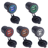 Universal Car Charger USB Vehicle DC12V-32V Waterproof Dual USB Charger 2 Port Power Socket 5V 2.1A/1A car-charger - V.I.P Digital Presence