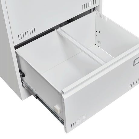 Filing Cabinet Lateral File Cabinet 3 Drawer White Filing Cabinets with Lock - V.I.P Digital Presence
