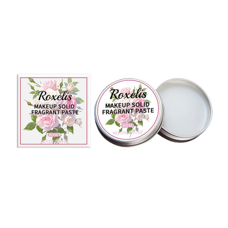 Solid Rose Balm Fresh, Light Scent, Lasting Lasting Everyday Date Charming Charm Portable Solid Balm - V.I.P Digital Presence