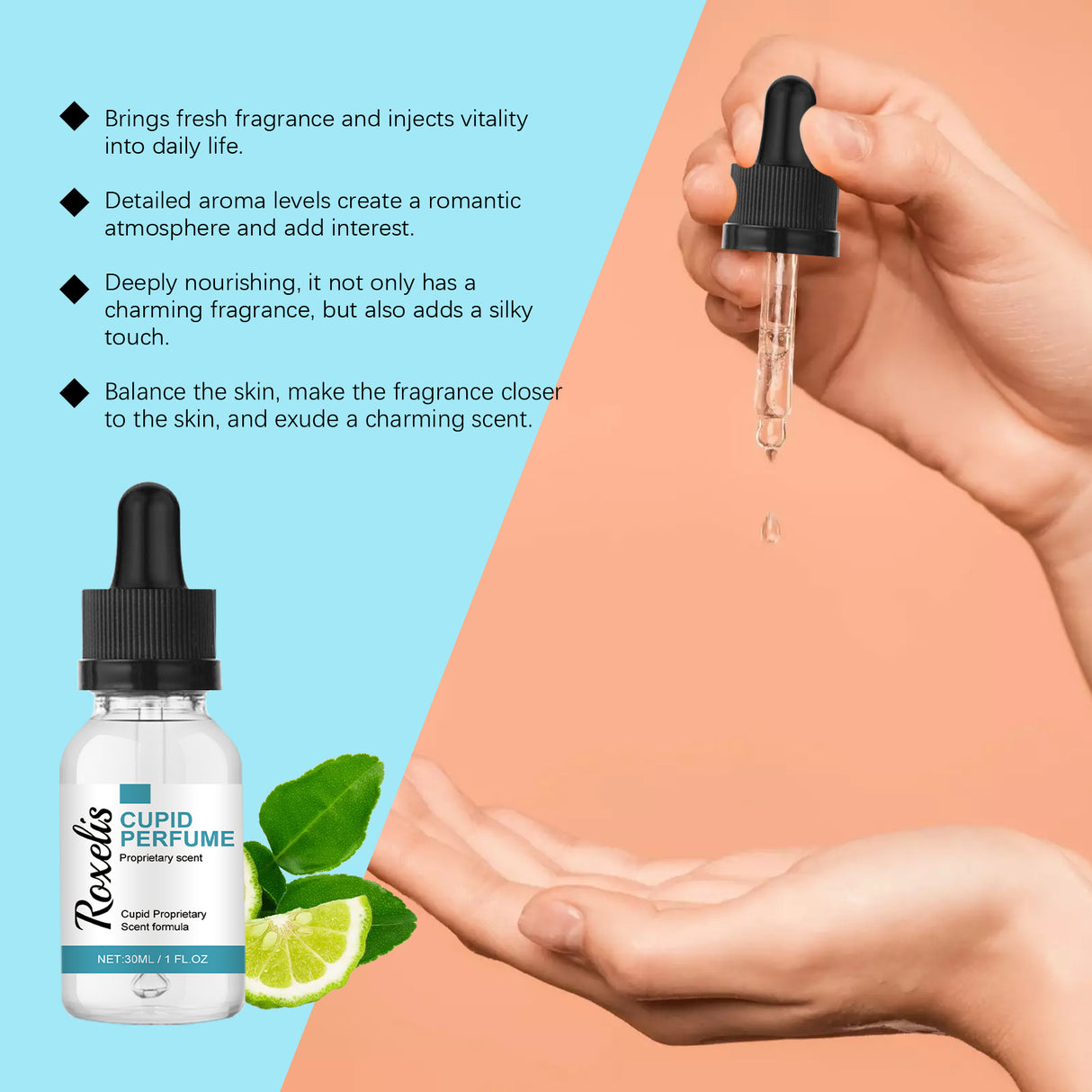 Cupid Series Cologne Natural Long-Lasting Fresh Fragrance Fragrance Fragrance Date Fragrance Portable Perfume - V.I.P Digital Presence