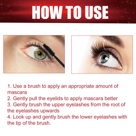 Volumed Up Mascara, Moisturizing Eyelashes Long And Curly Black Beautiful Natural Makeup Hold Mascara - V.I.P Digital Presence