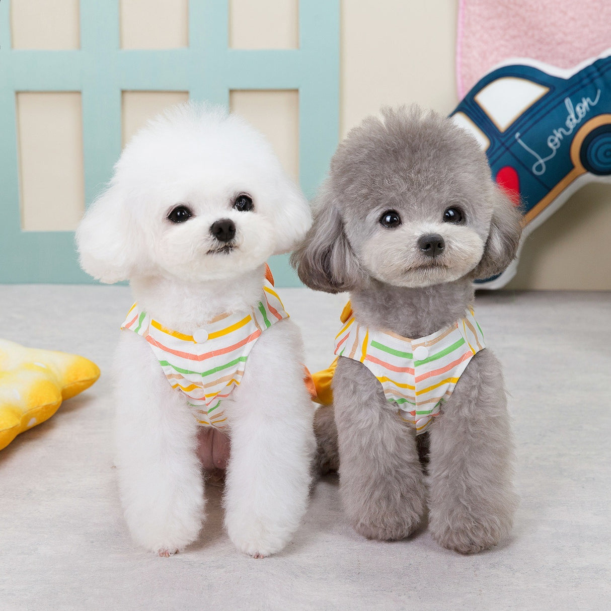 New striped patchwork skirt for pet products - V.I.P Digital Presence