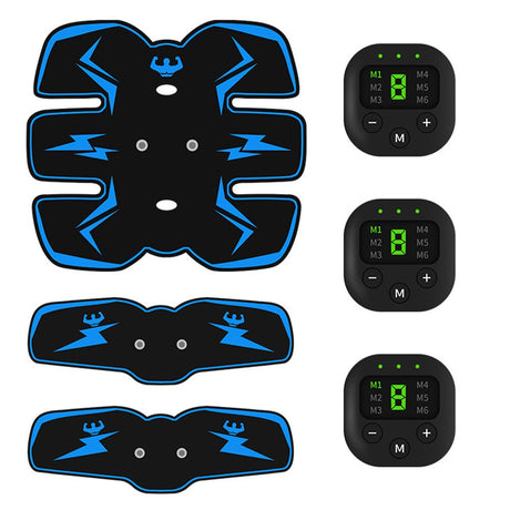 EMS Muscle Stimulator with LED Display USB Rechargeable Abdominal Belt Work Out Power Fitness Abdominal Men Women - V.I.P Digital Presence