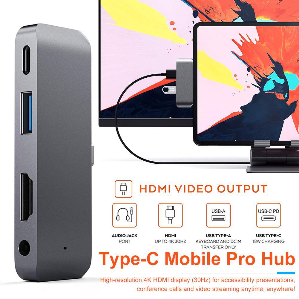 Type-c splitter switch game console mobile phone computer HD usb c suitable for ipad four-in-one expansion dock - V.I.P Digital Presence