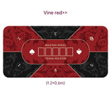 Dezhou playing card pad tablecloth table cushion square round chip rubber cushion playing card table top cushion