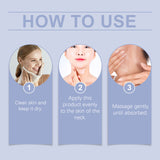 Neck Care Cream Moisturizes And Hydrates Neck Body Skin With Refreshing Skin Care And Beauty Neck Cream