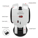 New USB wireless mouse 1600DPI rechargeable office mouse desktop laptop accessories - V.I.P Digital Presence