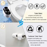Smart Body Cleaner Unplugged Hot And Cold Water Simple Installation Hip Washing Double Nozzle Toilet Cover Plate - V.I.P Digital Presence