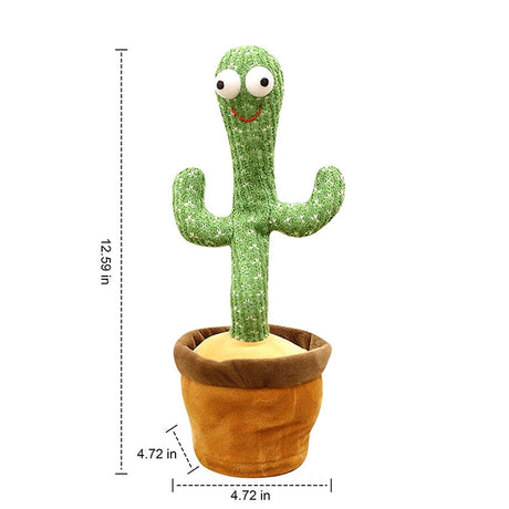 Dancing Cactus Electron Plush Toy Soft Plush Doll Babies Cactus That Can Sing And Dance Voice Interactive Bled Stark Toy For Kid - V.I.P Digital Presence