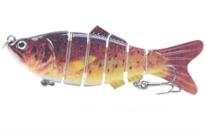 10cm 16.5g Multi-section Lure With Ring Beads Simulation Luya Multi-section Lure Submerged Bionic 6-section Lure - V.I.P Digital Presence