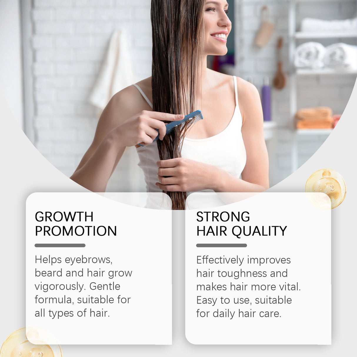 Castor Oil Hair Conditioner Nourishes And Moisturizes Hair Care Soft And Glossy Daily Massage Treatment Oil - V.I.P Digital Presence