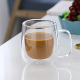 Creative Double Layer Mug with Double Layer Glass Cup and High Borosilicate Glass - V.I.P Digital Presence