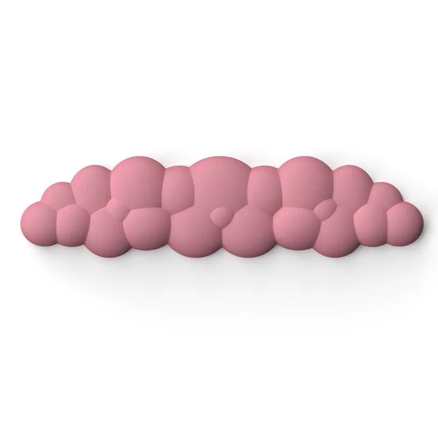 Alfombrilla de ratón con reposamuñecas para teclado, nube, antideslizante, espuma viscoelástica, para escritorio, oficina, gamer, ratón, reposamuñecas
