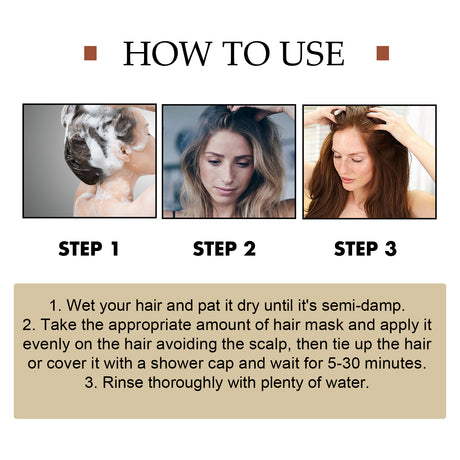 Disulfide Bond Reductive Hair Mask, Repair Dry Hair And Frizzy Hair Damaged Strong Supple Hair Mask - V.I.P Digital Presence