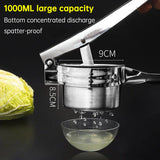 Squeezer Stainless Steel Manual Juicer Household Vegetable Filling Dehydration Large Practical And Creative Potato Mashing - V.I.P Digital Presence
