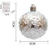 Christmas 6cm Decorative Ball with Starry Sky Relief, Christmas Electroplating Ball Pendant, Venue Decoration Ball - V.I.P Digital Presence