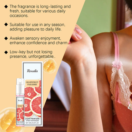 Grapefruit Perfume Spray Natural Fresh Lasting Fragrance Charm Atmosphere Light Fragrance Perfume Spray - V.I.P Digital Presence