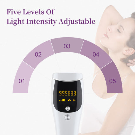 5-Speed Laser Hair Removal Instrument Whole Body IPL Photorejuvenation Hair Removal Device Home Electric Hair Removal Instrument Beauty Instrument - V.I.P Digital Presence