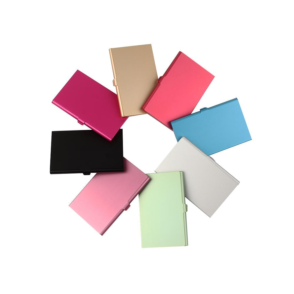 Creative business card case stainless steel Aluminum Holder Metal Box Cover Credit Men business card holder card metal Wallet - V.I.P Digital Presence