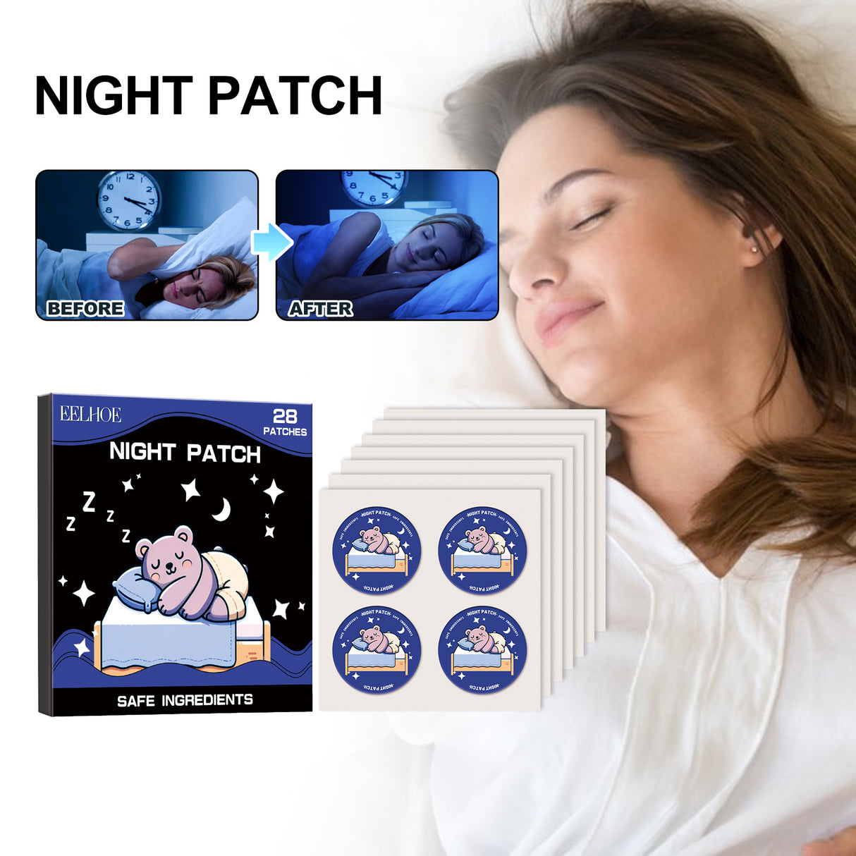 Night Patch, Relieve Muscle Tension And Body Fatigue To Help You Fall Asleep Quickly - V.I.P Digital Presence