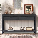 U_STYLE Console Table Entryway Table for Hallway Living Room with 2 Drawers and 1 Shelf - V.I.P Digital Presence