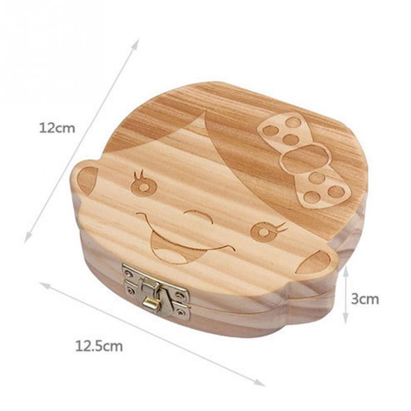 Wooden baby milk teeth box - V.I.P Digital Presence